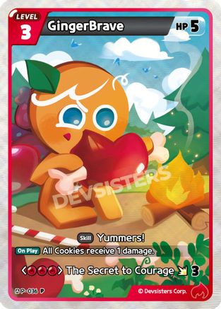 Image of GingerBrave (036) (P-036) - Promotion Cards Foil