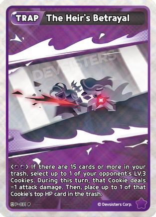 Image of The Heir's Betrayal (Participants prize) (P-031) - Promotion Cards Foil