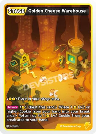 Image of Golden Cheese Warehouse (P-028) - Promotion Cards