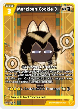 Image of Marzipan Cookie 3 (P-026) - Promotion Cards