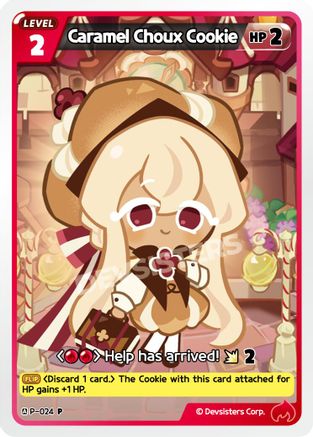 Image of Caramel Choux Cookie (P-024) - Promotion Cards