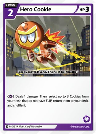 Image of Hero Cookie (P-019) - Promotion Cards