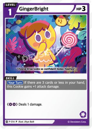 Image of GingerBright (014) (P-014) - Promotion Cards