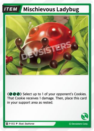 Image of Mischievous Ladybug (Ver. 1) (P-012) - Promotion Cards