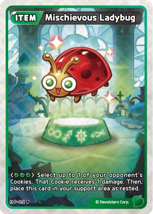 Image of Mischievous Ladybug (Ver. 2) (P-012) - Promotion Cards Foil