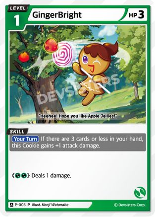 Image of GingerBright (003) (P-003) - Promotion Cards