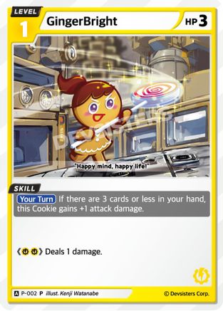 Image of GingerBright (002) (P-002) - Promotion Cards