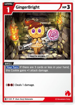 Image of GingerBright (001) (P-001) - Promotion Cards