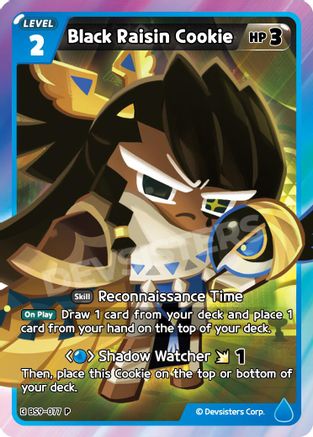 Image of Black Raisin Cookie (BS9-077) - Promotion Cards Foil