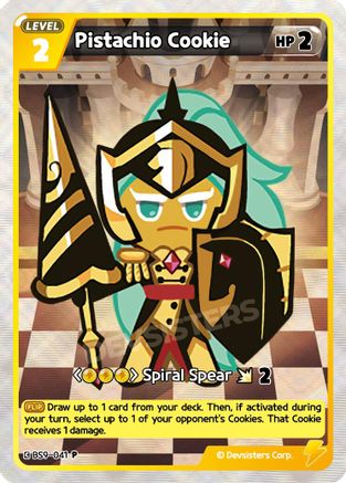 Image of Pistachio Cookie (BS9-041) - Promotion Cards Foil