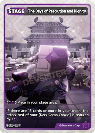 Image of The Days of Resolution and Dignity (BS8-125) - Promotion Cards Foil
