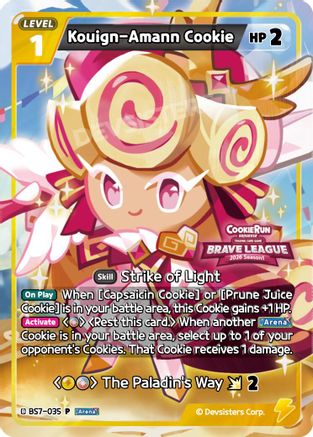 Image of Kouign-Amann Cookie (Brave league) (BS7-035) - Promotion Cards Foil