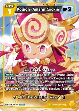 Image of Kouign-Amann Cookie (BS7-035) - Promotion Cards Foil