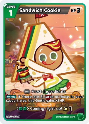 Image of Sandwich Cookie (BS5-052) - Promotion Cards Foil