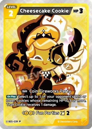 Image of Cheesecake Cookie (BS5-039) - Promotion Cards Foil