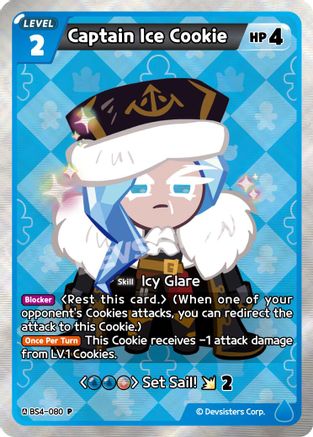 Image of Captain Ice Cookie (BS4-080) - Promotion Cards Foil