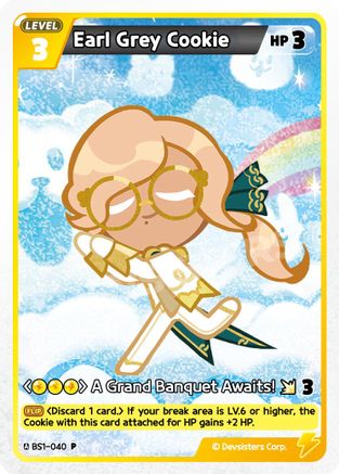 Image of Earl Grey Cookie (040) (BS1-040) - Promotion Cards Foil