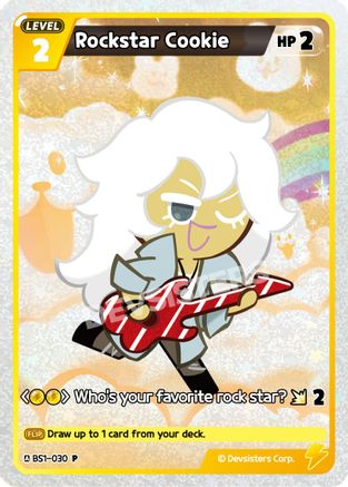 Image of Rockstar Cookie (030) (BS1-030) - Promotion Cards Foil