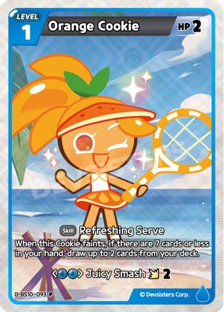Image of Orange Cookie (BS10-093) - Promotion Cards Foil