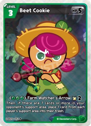 Image of Beet Cookie (BS10-052) - Promotion Cards Foil