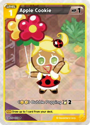 Image of Apple Cookie (BS10-033) - Promotion Cards Foil