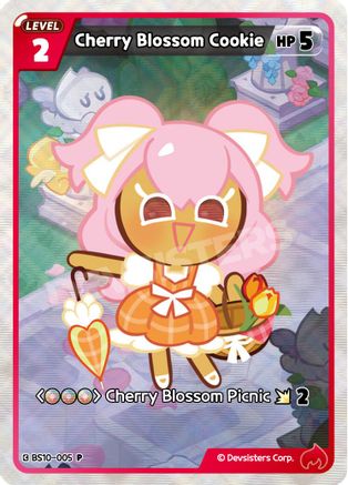 Image of Cherry Blossom Cookie (BS10-005) - Promotion Cards Foil