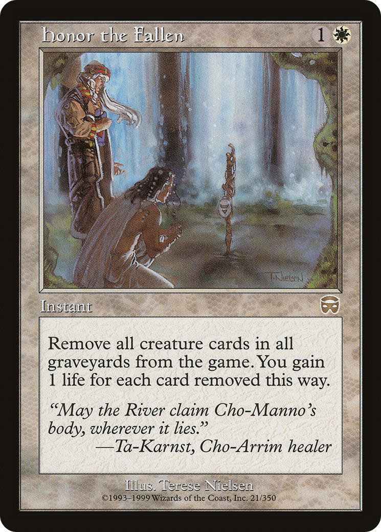 Image of Honor the Fallen (MMQ-021) - Mercadian Masques