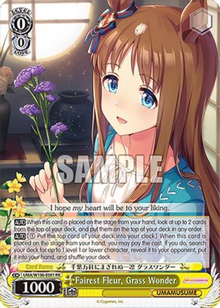 Image of Fairest Fleur, Grass Wonder (UMA/W106-E001) - Umamusume: Pretty Derby