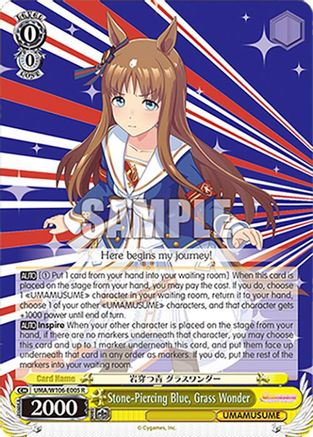 Image of Stone-Piercing Blue, Grass Wonder (UMA/W106-E005) - Umamusume: Pretty Derby