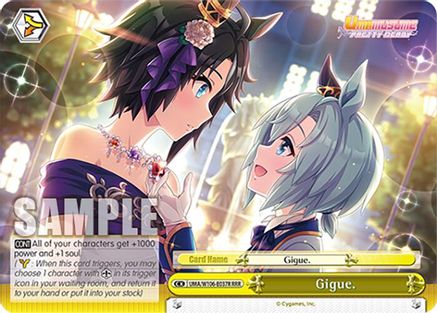 Image of Gigue. (RRR) (UMA/W106-E037R) - Umamusume: Pretty Derby