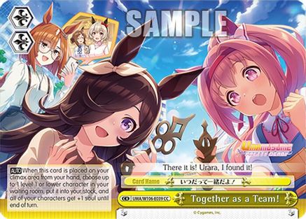 Image of Together as a Team! (CC) (UMA/W106-E039) - Umamusume: Pretty Derby