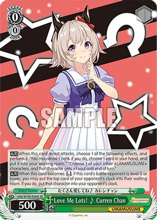 Image of Love Me Lots!  Curren Chan (SR) (UMA/W106-E064S) - Umamusume: Pretty Derby