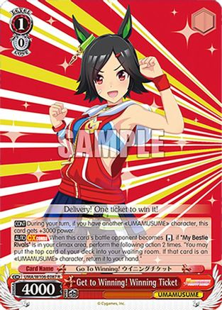 Image of Get to Winning! Winning Ticket (UMA/W106-E087) - Umamusume: Pretty Derby
