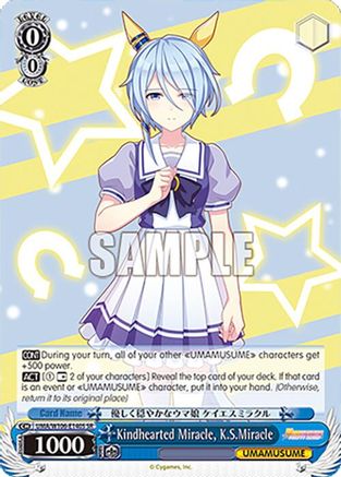 Image of Kindhearted Miracle, K.S.Miracle (SR) (UMA/W106-E140S) - Umamusume: Pretty Derby