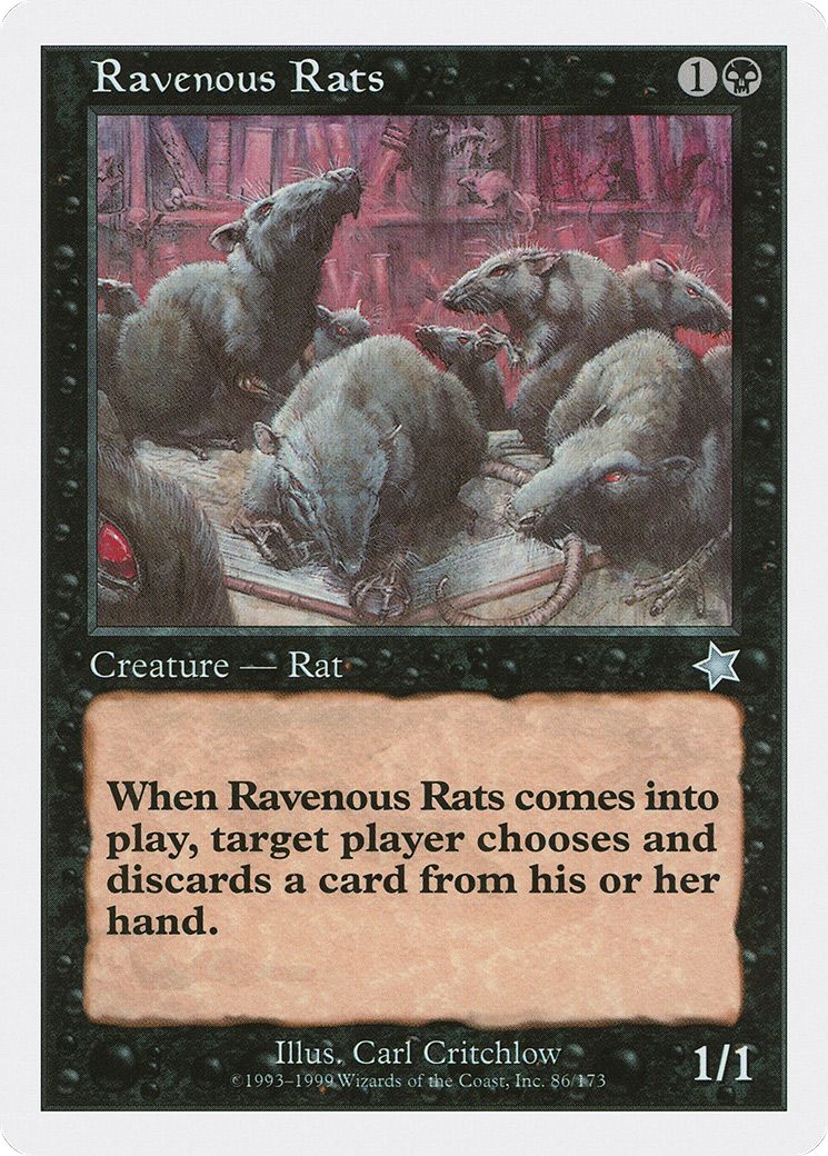 Image of Ravenous Rats (S99-086) - Starter 1999