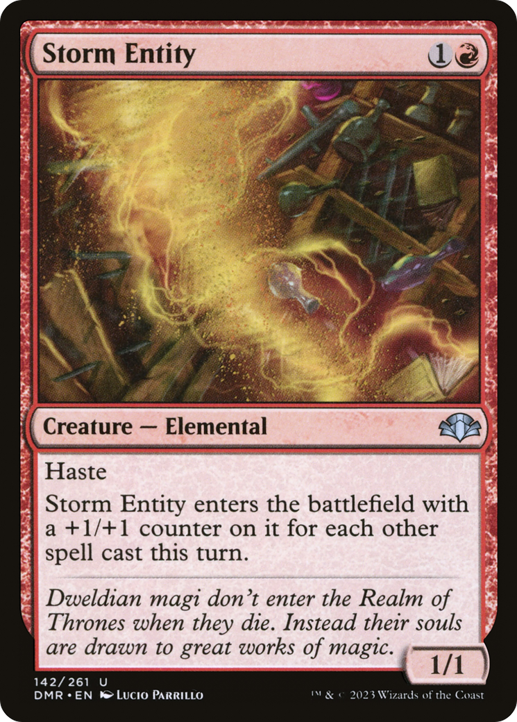Image of Storm Entity (DMR-142) - Dominaria Remastered