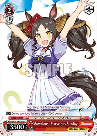 Image of Marvelous! Marvelous Sunday (UMA/W106-TE23) - Umamusume: Pretty Derby