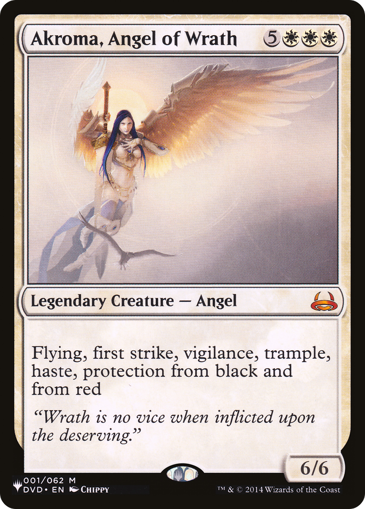 Image of Akroma, Angel of Wrath (LIST-DVD-1) - The List