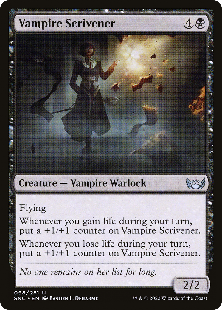 Image of Vampire Scrivener (SNC-098) - Streets of New Capenna