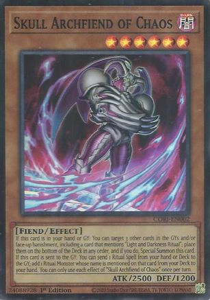 Image of Skull Archfiend of Chaos (CORI-EN002) - Chaos Origins 1st Edition