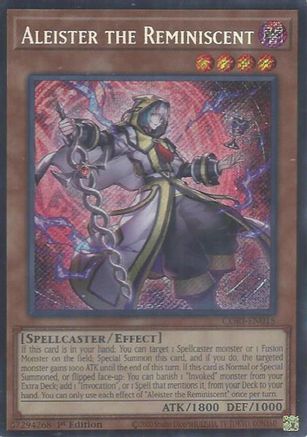 Image of Aleister the Reminiscent (CORI-EN015) - Chaos Origins 1st Edition