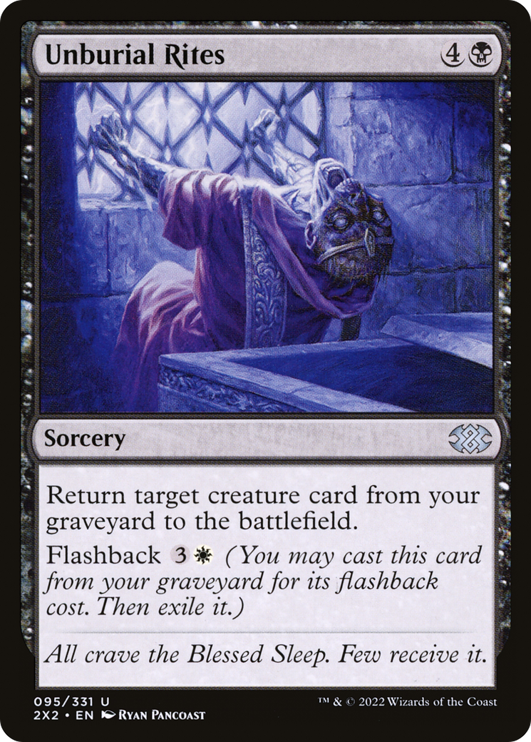 Image of Unburial Rites (2X2-095) - Double Masters 2022 Foil