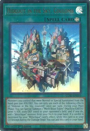 Image of Hideout in the Sky, Coulomb (CORI-EN050) - Chaos Origins 1st Edition