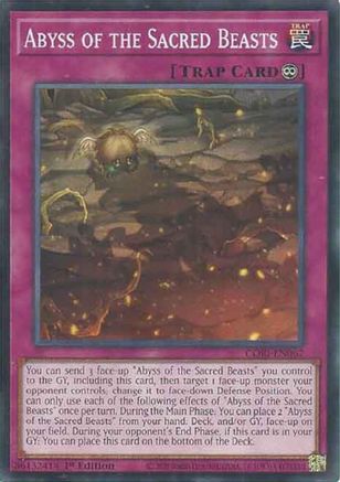 Image of Abyss of the Sacred Beasts (CORI-EN067) - Chaos Origins 1st Edition