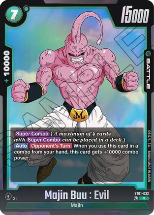 Image of Majin Buu : Evil - ST01-032 (ST01-032) - Story Booster 01 Holofoil
