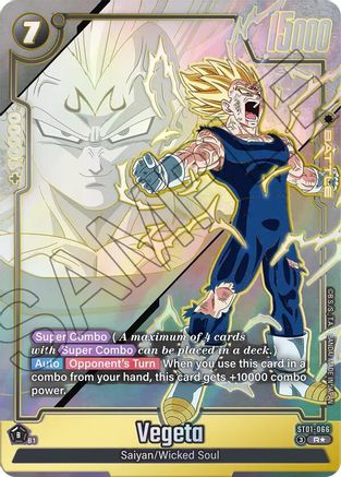 Image of Vegeta - ST01-066 (Alternate Art) (ST01-066) - Story Booster 01 Holofoil