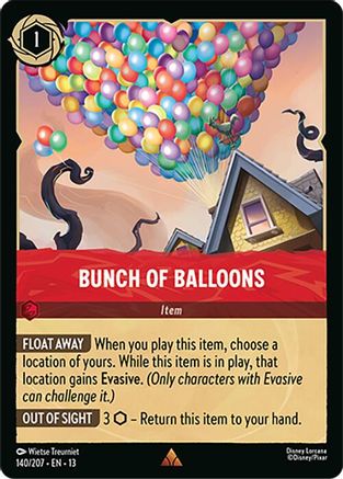 Image of Bunch of Balloons (140/207) - Attack of the Vine Cold Foil
