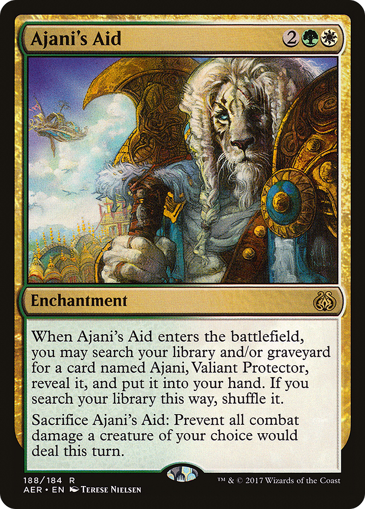 Image of Ajani's Aid (AER-188) - Aether Revolt