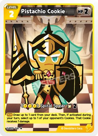Image of Pistachio Cookie (041) (Ver. 1) (BS9-041) - A Game of Truth and Deceit