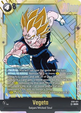 Image of Vegeta - ST01-071 (ST01-071) - Story Booster 01 Holofoil